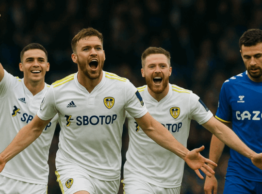 Leeds first win over Everton